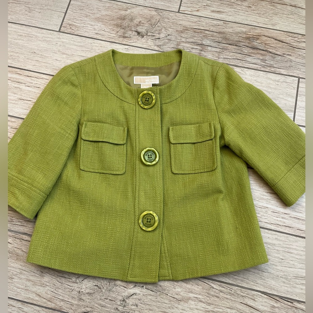 Michael Kors, Michael line, Lime Green Blazer